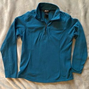 The North Face teal fleece M Medium